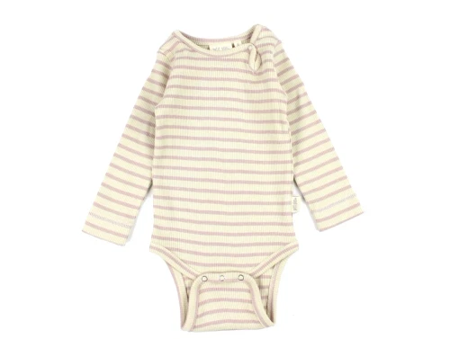 Petit Piao adobe rose/dark offwhite stribet body modal